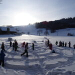 Schneelabyrinth 2 Waldkinder