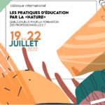 Colloque les pratiques d'éducation par la nature