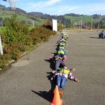 allievi in fila