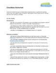 Checkliste Sicherheit